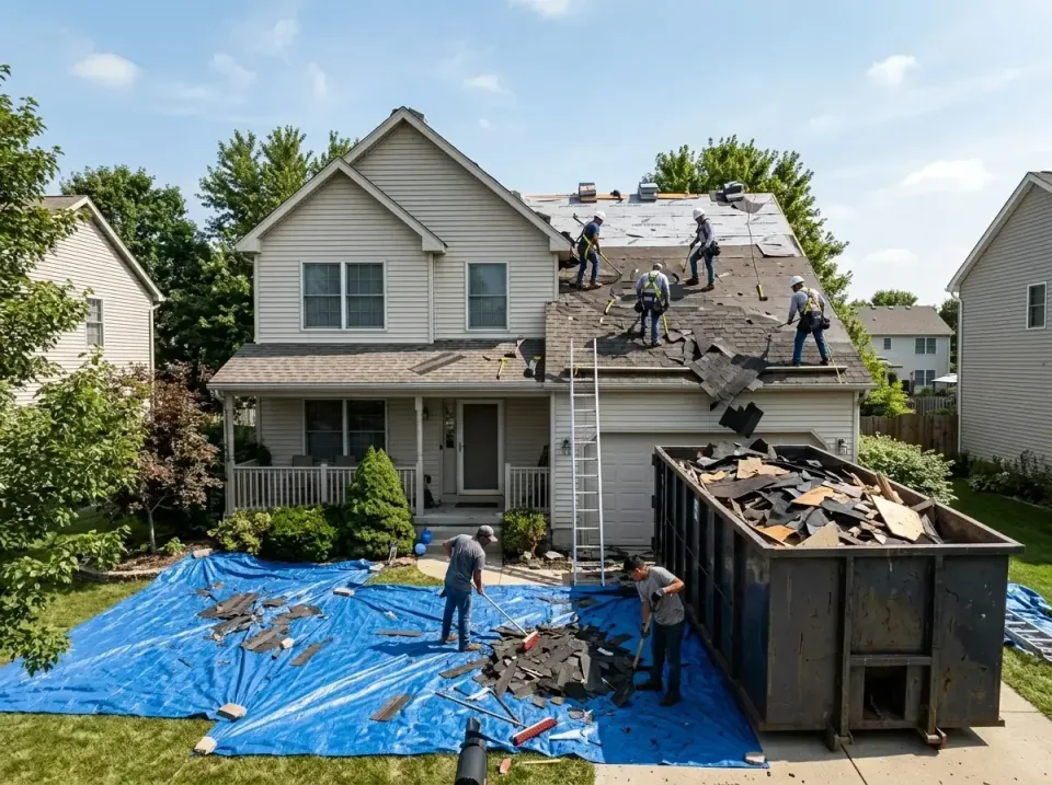 roof-replacement-debris-remova-004 — frequently asked questions, Cheapest Dumpster Rentals in Trinity, TX